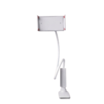Drejelig mobilholder og tabletstander i hvid og sort med 360° rotation og fleksibel arm til seng og sofa - Billede 2