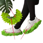 Cleaning Shoes in Blue, Green, Purple, Pink, Orange and Brown for Collecting Dust and Dirt on Floors - Image 5