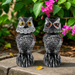 Owl Scarecrow for Garden and Crops with Realistic Bird of Prey Shape for Outdoor Bird Deterrence - Image 2