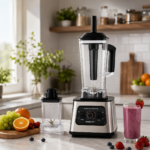 Blender with Jug for Smoothies and Soups with Lid, Tamper and Extra Container for Quick Blending - Image 2