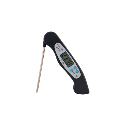 Digitalt madtermometer med foldbart design og præcis temperaturmåling til madlavning og kernetemperatur