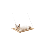 Cat Hammock for Window in Pink, Blue, Beige and Black with Soft Resting Place and Suspension with Suction Cups - Image 3