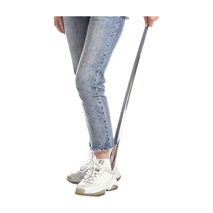 Ekstra langt skohorn til ergonomisk brug og skånsom, nem påtagning af sko i hverdagen