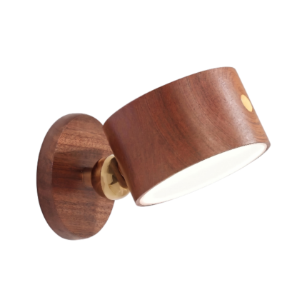 Wall Lamp with Touch Control for Dimmable Lighting and Adjustable Lamp Head for Ambient Light