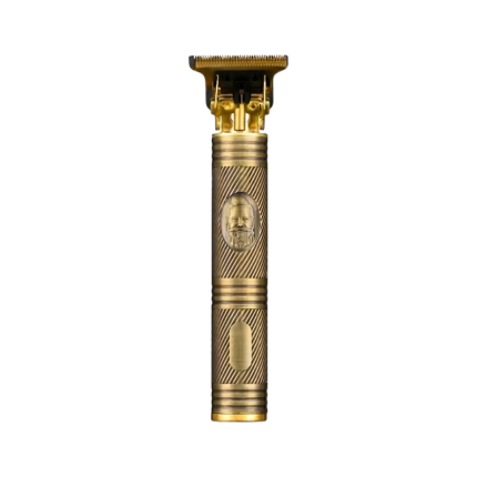 Gold Hair Trimmer for Precise Trimming of Hair, Beard and Moustache with Sharp Details and T-Shaped Head