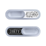 Dishwasher Sign with Sliding Function in Black, White and Dark Green with Clear Status Indication - Image 2