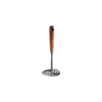 Kartoffelmoser i rustfrit stål med ergonomisk greb til glat og klumpfri mos i køkkenet
