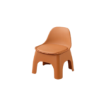 Børnestol i grøn med ergonomisk form og polstret sæde til indendørs brug - Image 3