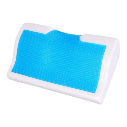 Cooling Pillow with Memory Foam for Head and Neck Support with Cooling Surface for Comfortable Sleep