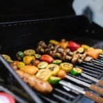 Grill Skewers 6 Pack in Stainless Steel with Flat Design, Wooden Handle and Storage Bag for Kebab and Grilled Dishes - Image 5