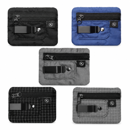 Hidden RFID Travel Wallet with Clip for Cards and Cash