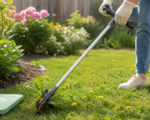 Long Handled Weeder with 5 Claws and Foot Pedal - Image 2