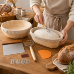 Baking Set with Round and Oval Proving Basket and Baking Tools - Image 2