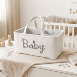 Large Nappy Organiser with Compartments and Carry Handles – 38 Cm - Image 2