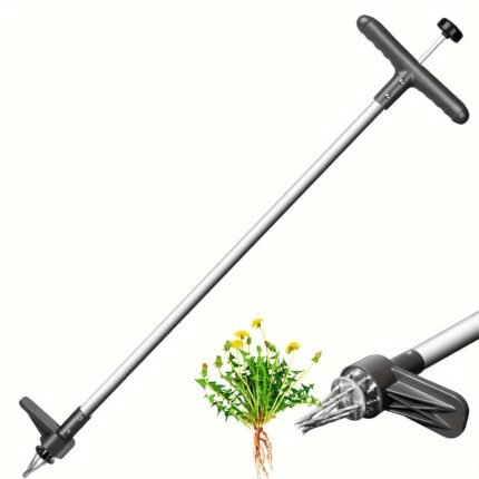 Long Handled Weeder with 5 Claws and Foot Pedal