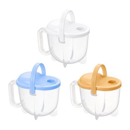 Rice Rinsing Container with Strainer and Handle – 18 × 16 Cm