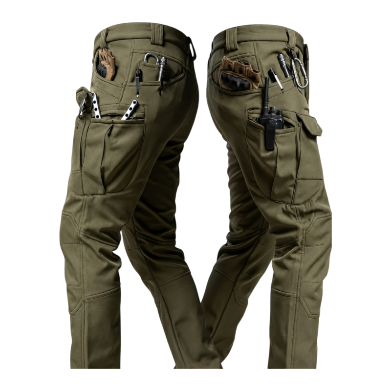Cargo Trousers for Men with Stretch and Multiple Pockets