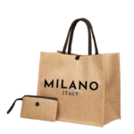 Milano shopper taske med matchende pung – 2 dele