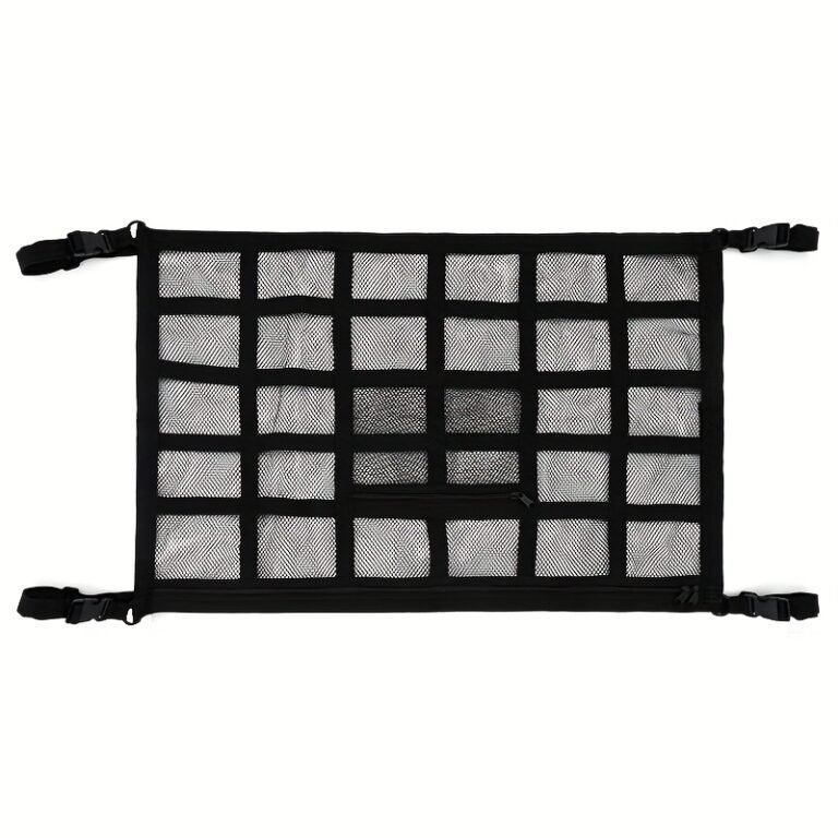 Dobbelt opbevaringsnet til bilens loft på 80 x 55 cm