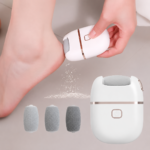 Elektrisk fodfil med 3 slibehoveder og USB-opladning - Image 2