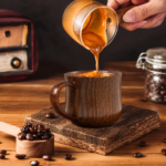 2 Wooden Coffee Cups with Handles in Solid Wood - Image 2