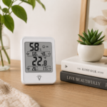 Digitalt termometer og hygrometer med baggrundslys - Image 2