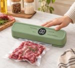 Portable Vacuum Sealer with 60 KPa Suction, USB-C and 1200 MAh Battery - Image 2