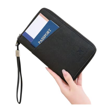 RFID rejsepung med pas- og dokumentorganizer