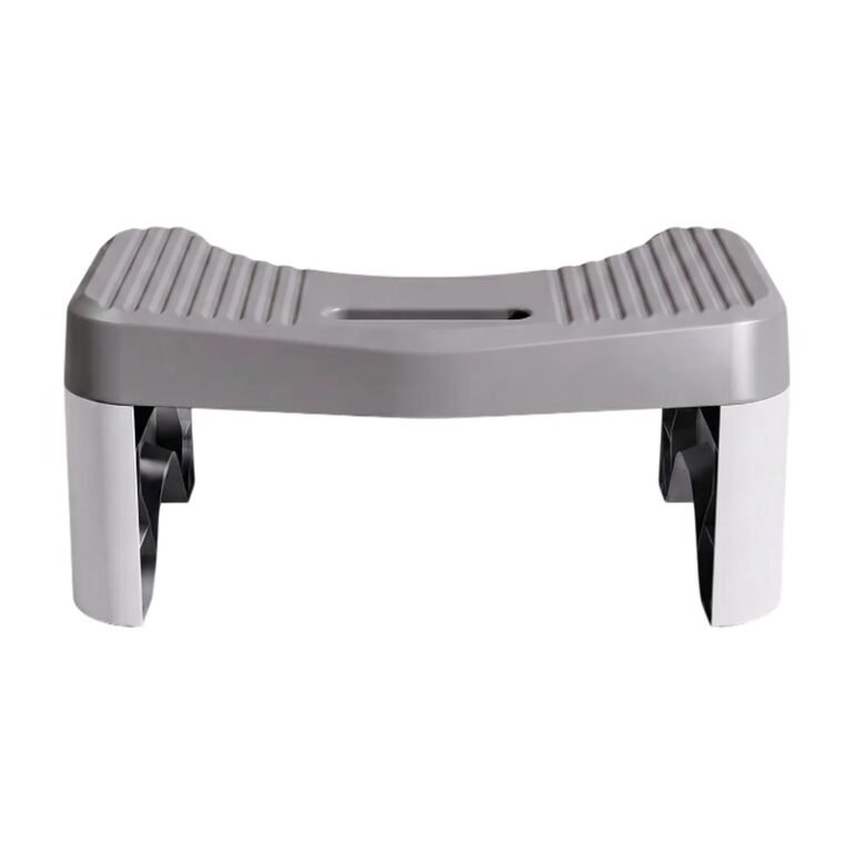 Footstool for Toilet with Non-Slip Top and Support