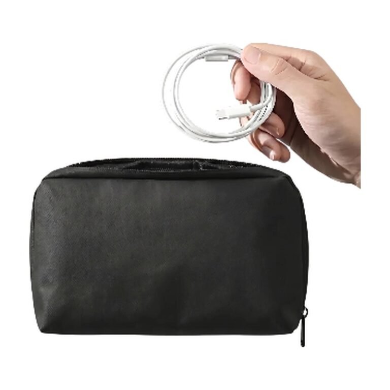 Storage Bag for Action Camera in Grey, Black and Dark Blue with Organised Division and Travel-Friendly Format