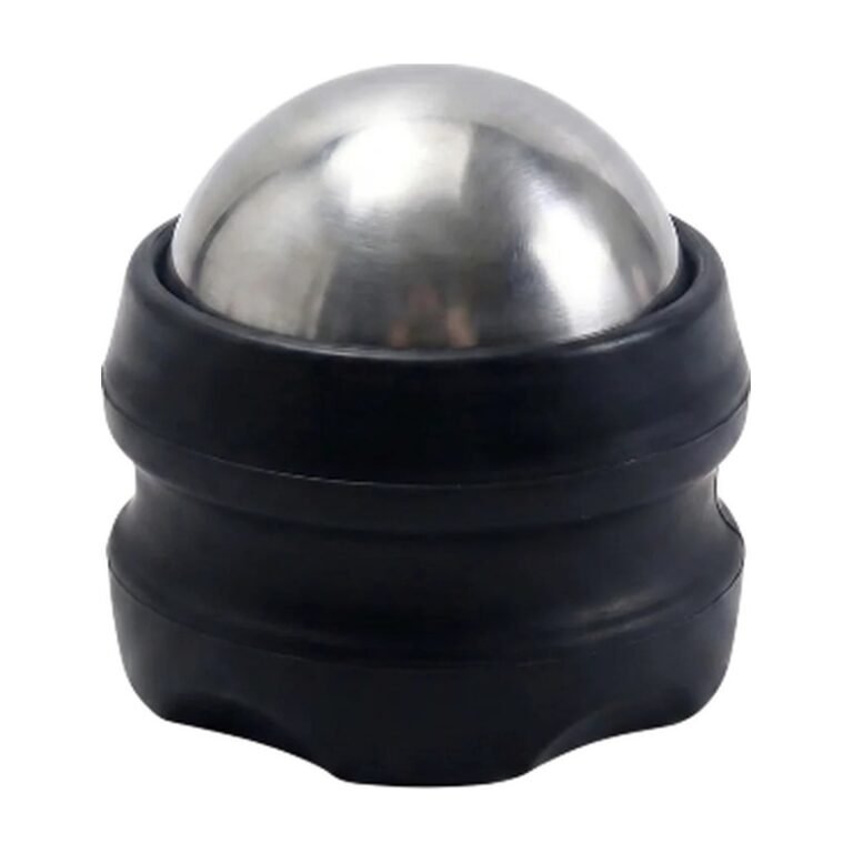 Massage Ball for Muscle Relaxation in Grey, Green and Black with Deep Tissue Pressure and Targeted Self-Massage