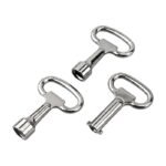 Angle Wrench Set with 3 Pieces for Technical Locks, Electrical Cabinets and Triangle and Square Profiles