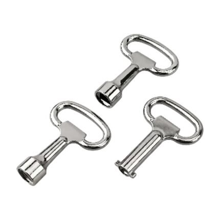 Angle Wrench Set with 3 Pieces for Technical Locks, Electrical Cabinets and Triangle and Square Profiles