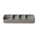 Bamboo Cutlery Tray - Adjustable Drawer Insert for Sorting and Organised Storage in Kitchen Drawers