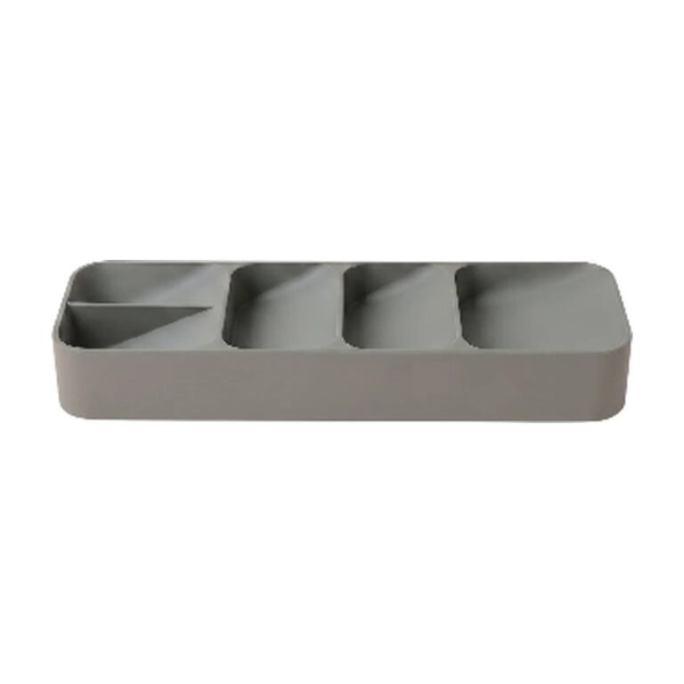 Bamboo Cutlery Tray - Adjustable Drawer Insert for Sorting and Organised Storage in Kitchen Drawers