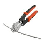 Bolt Cutter with Anti-Splinter Blade for Controlled Cutting of Wires, Chains and Bolts with Long Handles