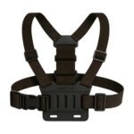 Chest Harness Mobile Holder for Hands-Free Recording with Adjustable Fit for Smartphone and Action Camera