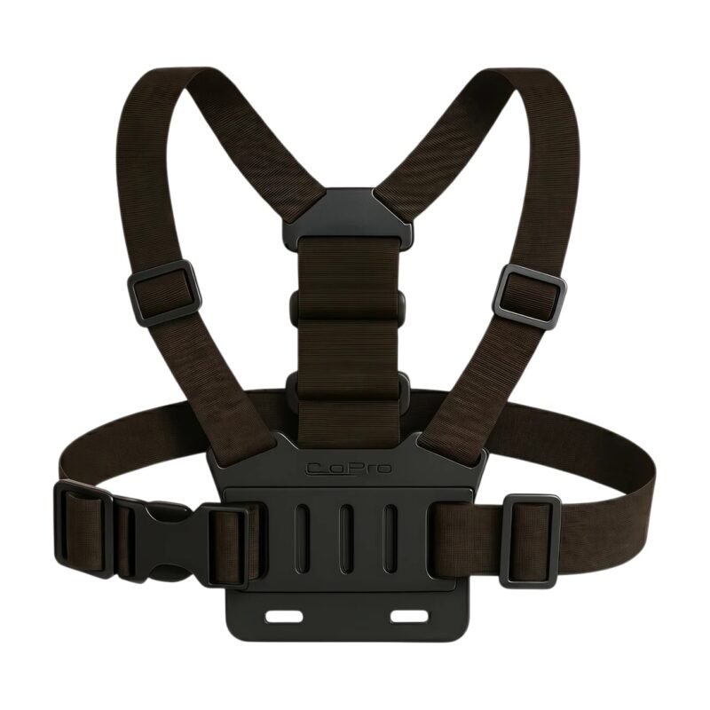 Chest Harness Mobile Holder for Hands-Free Recording with Adjustable Fit for Smartphone and Action Camera