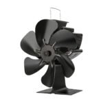 Wood Stove Fan for Heat Distribution – Thermal Operation Without Electricity for Wood Stove and Fireplace