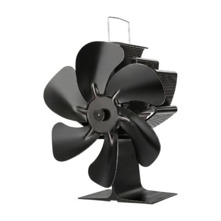 Wood Stove Fan for Heat Distribution – Thermal Operation Without Electricity for Wood Stove and Fireplace