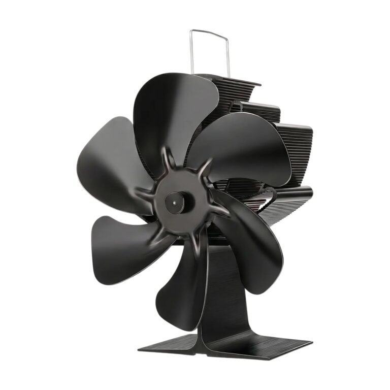 Wood Stove Fan for Heat Distribution – Thermal Operation Without Electricity for Wood Stove and Fireplace
