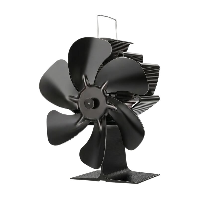 Wood Stove Fan for Heat Distribution – Thermal Operation Without Electricity for Wood Stove and Fireplace