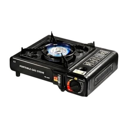 Portable Camping Stove for Compact Outdoor Cooking on the Go with One Gas Burner
