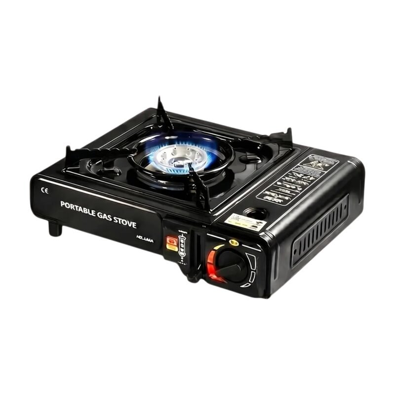 Portable Camping Stove for Compact Outdoor Cooking on the Go with One Gas Burner