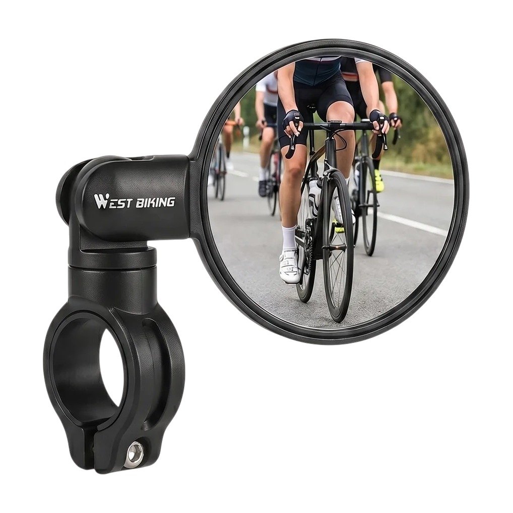 Bike Rearview Mirror with Wide Angle for Handlebar with 360° Rotation and Foldable Function for Better Overview Bike Rearview Mirror with Wide Angle for Handlebar with 360° Rotation and Foldable Function for Better Overview