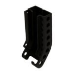 Wall Mounting Bracket in Black and White with Space-Saving Design and Flexible Installation