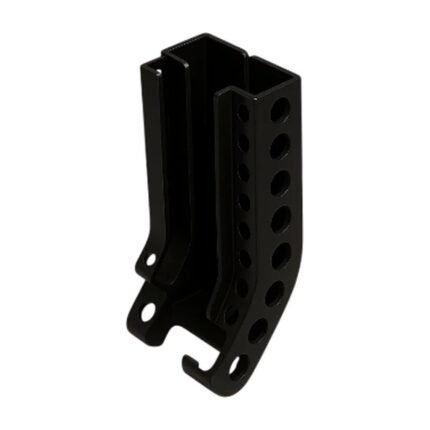 Wall Mounting Bracket in Black and White with Space-Saving Design and Flexible Installation