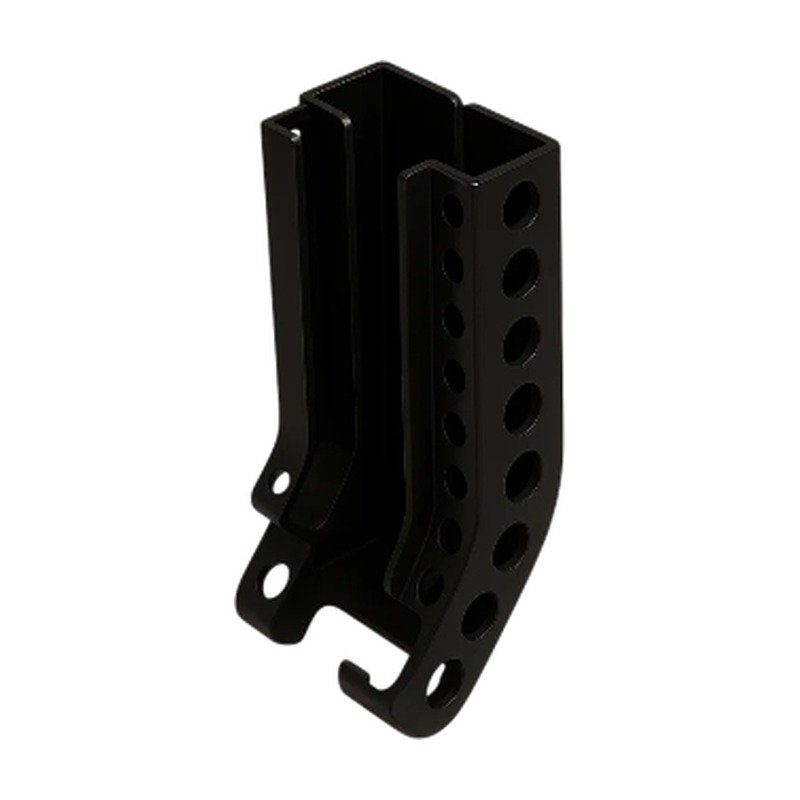 Wall Mounting Bracket in Black and White with Space-Saving Design and Flexible Installation