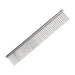 Double-Sided Dog Comb in Stainless Steel for Detangling and Removing Mats From Dog's Coat