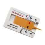 Tread Depth Gauge with Clear Scale and Portable Design for Checking Tyre Depth and Safety Assessment